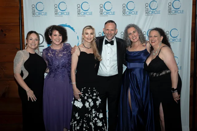 Outer Circle Foundation founders and volunteers at the 2025 Outer Circle Foundation gala.